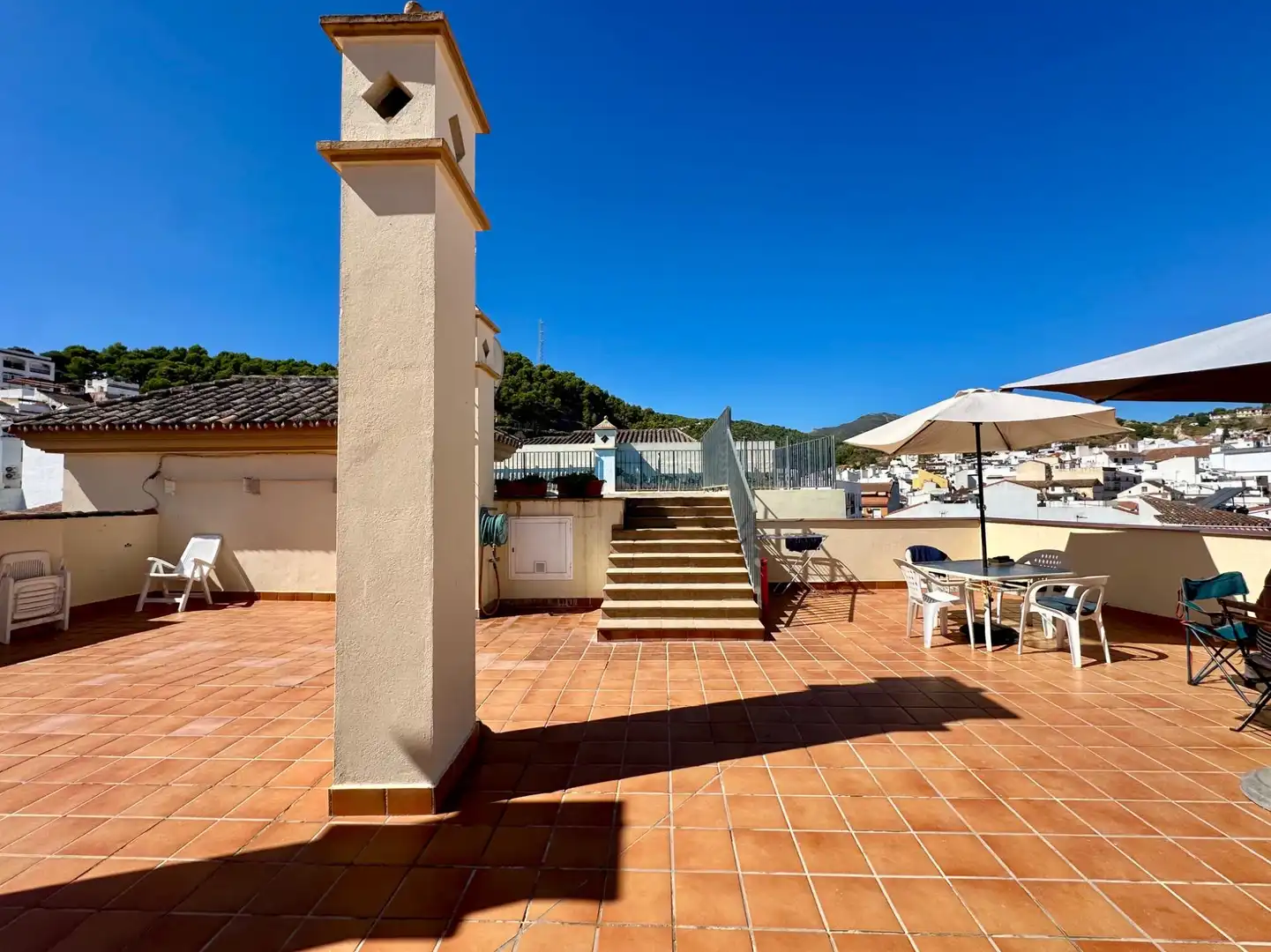Terrace of Flat for sale in Monda  with Air Conditioner, Balcony and Community pool