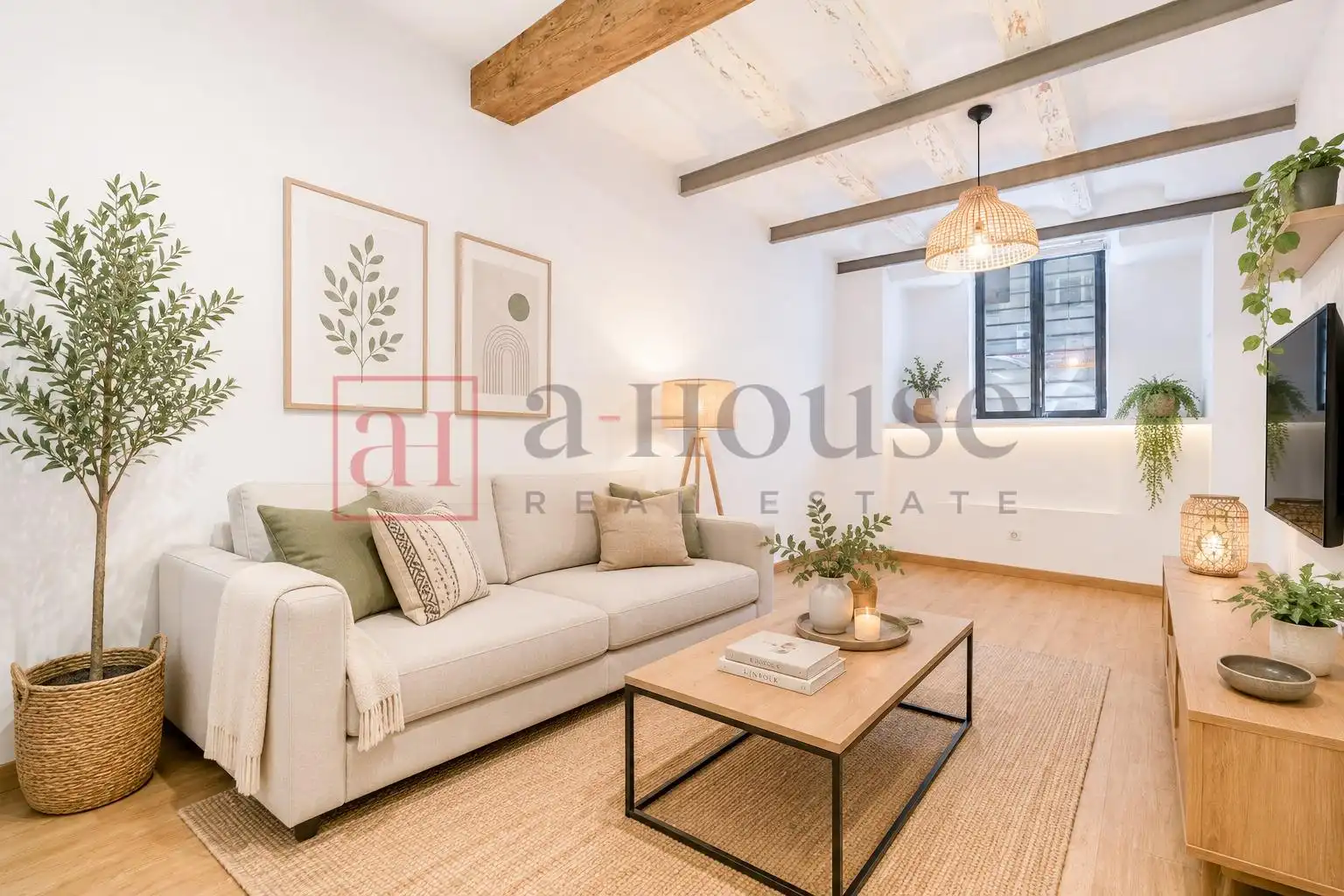 Sala de estar de Planta baja en venta en Barcelona con Parquet y Alarma