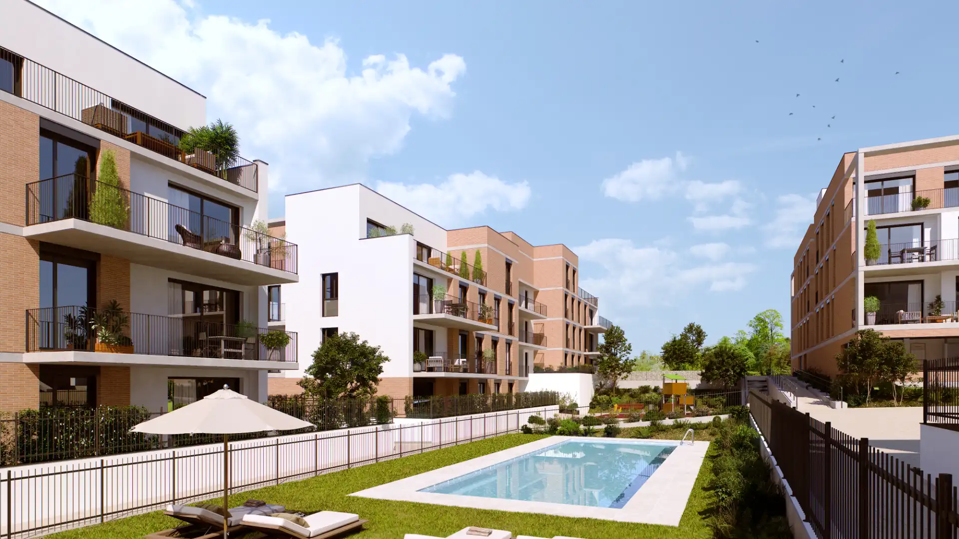 Pis d'obra nova amb terrassa en venda a Sant Quirze Parc- Vallsuau - Castellet
