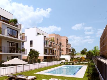 Pis d'obra nova amb balcó en venda a Sant Quirze Parc- Vallsuau - Castellet