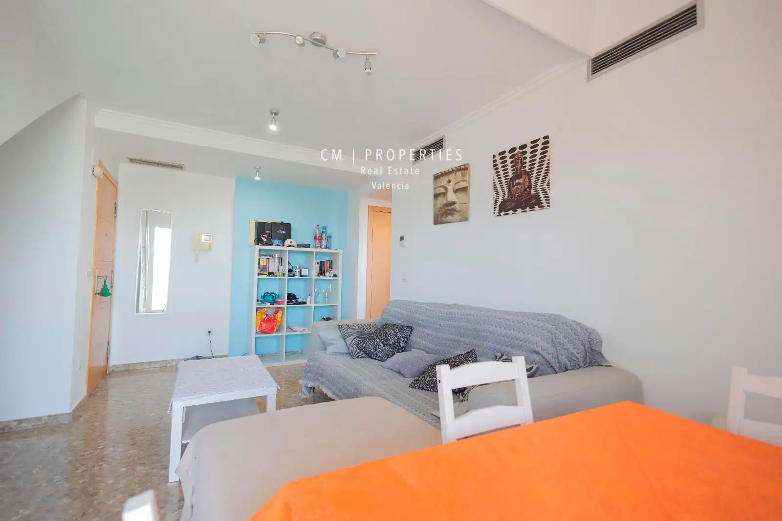 Sala de estar de Dúplex en venta en Valencia con Aire acondicionado, Terraza y Trastero