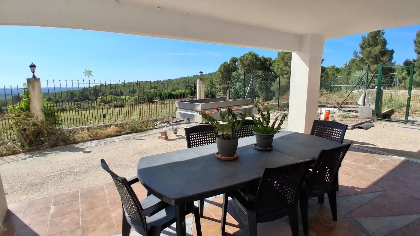 Terrasse von Country house zum Verkauf in Alcover mit Klimaanlage, Heizung und Privatgarten