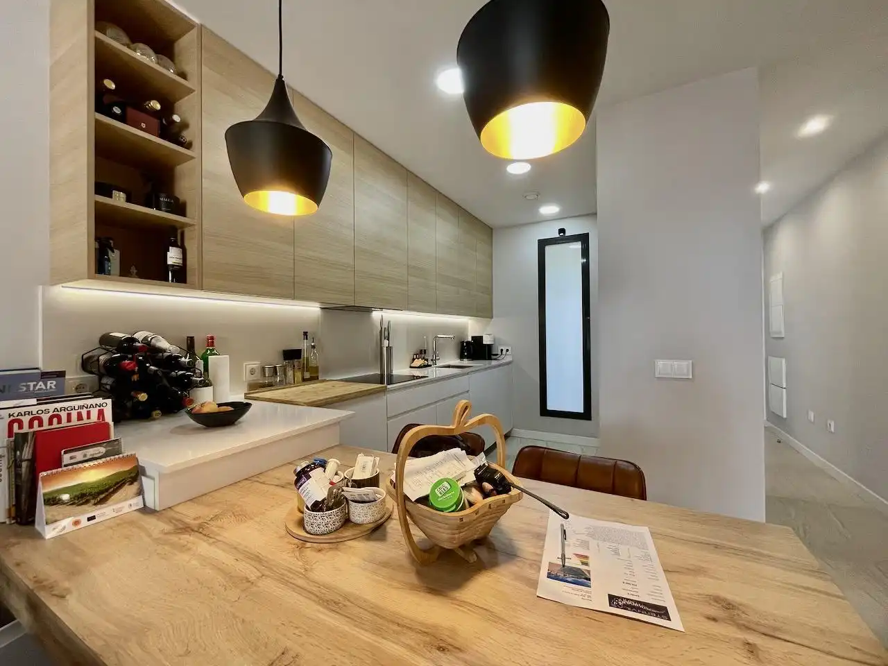 Küche von Wohnung zum Verkauf in Finestrat mit Klimaanlage, Heizung und Terrasse