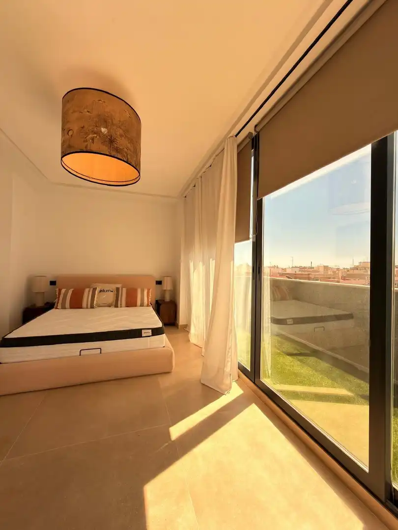 Schlafzimmer von Dachboden zur Miete in Alicante / Alacant mit Klimaanlage, Heizung und Terrasse