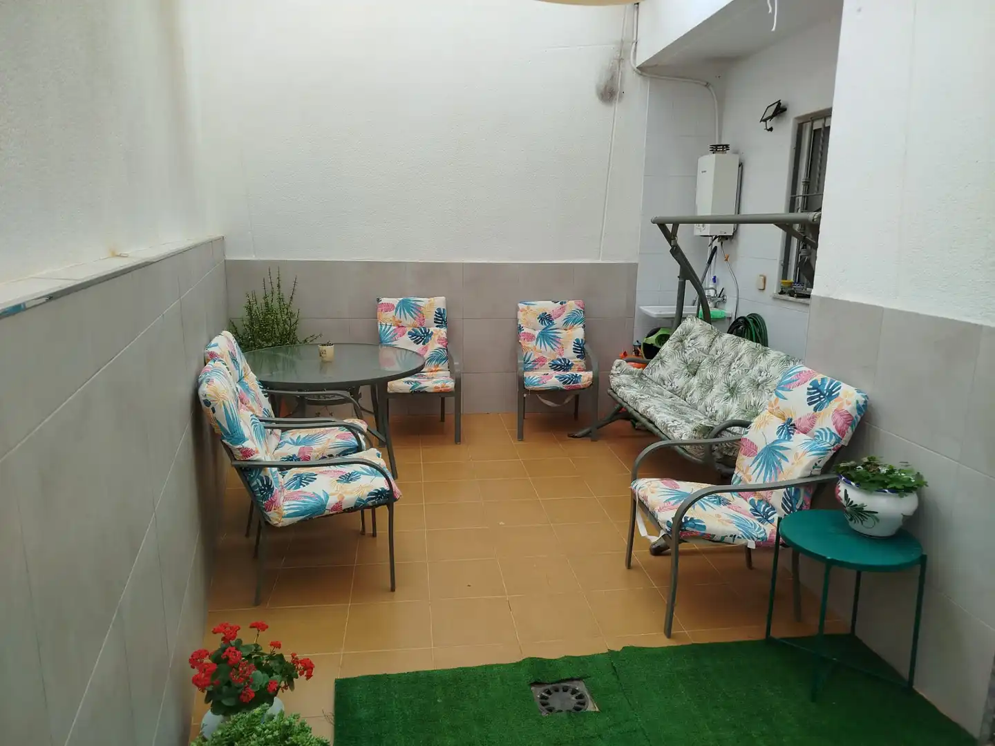 Terraza de Casa adosada en venta en Cartagena con Aire acondicionado, Calefacción y Jardín privado