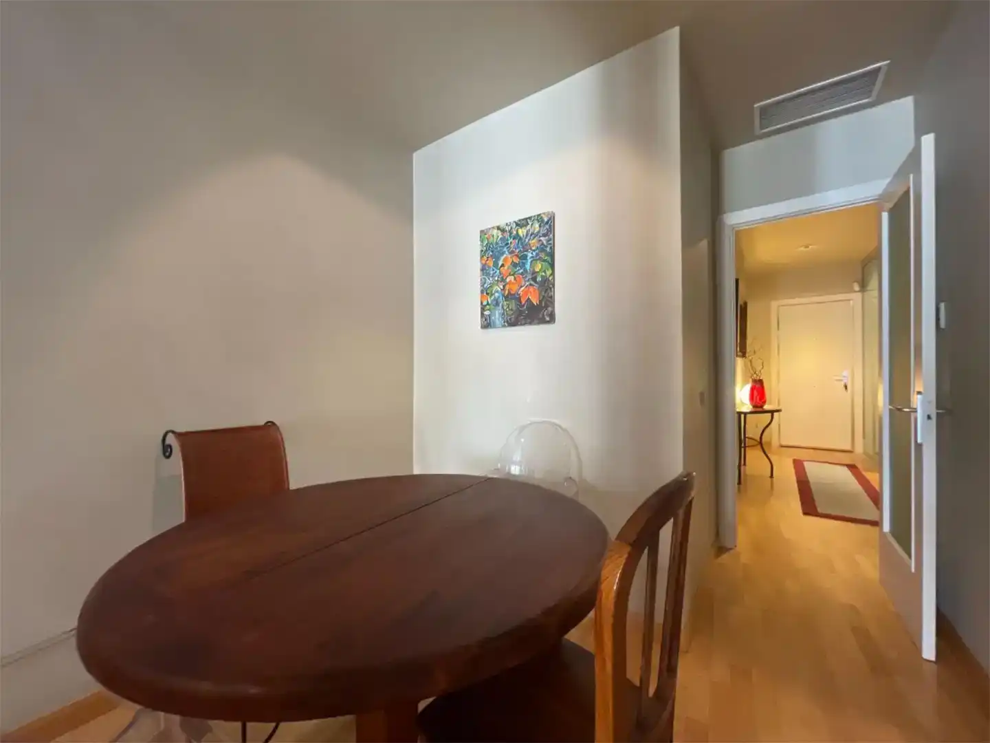 Esszimmer von Wohnungen zur Miete in  Madrid Capital mit Klimaanlage und Balkon