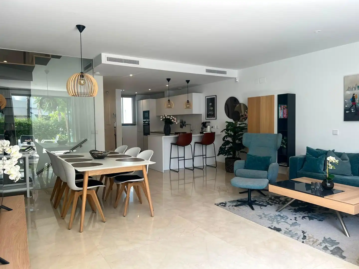 Dining room of Apartments for sale in Mijas  with Air Conditioner, Heating and Terrace