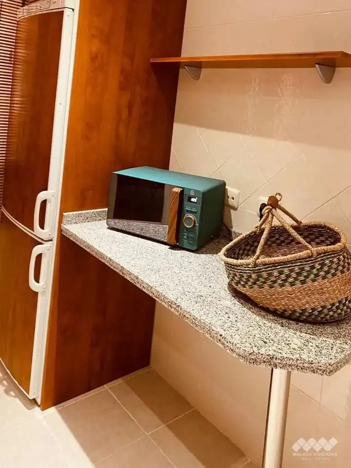 Kitchen of Flat for sale in Marbella  with Air Conditioner, Terrace and Community pool