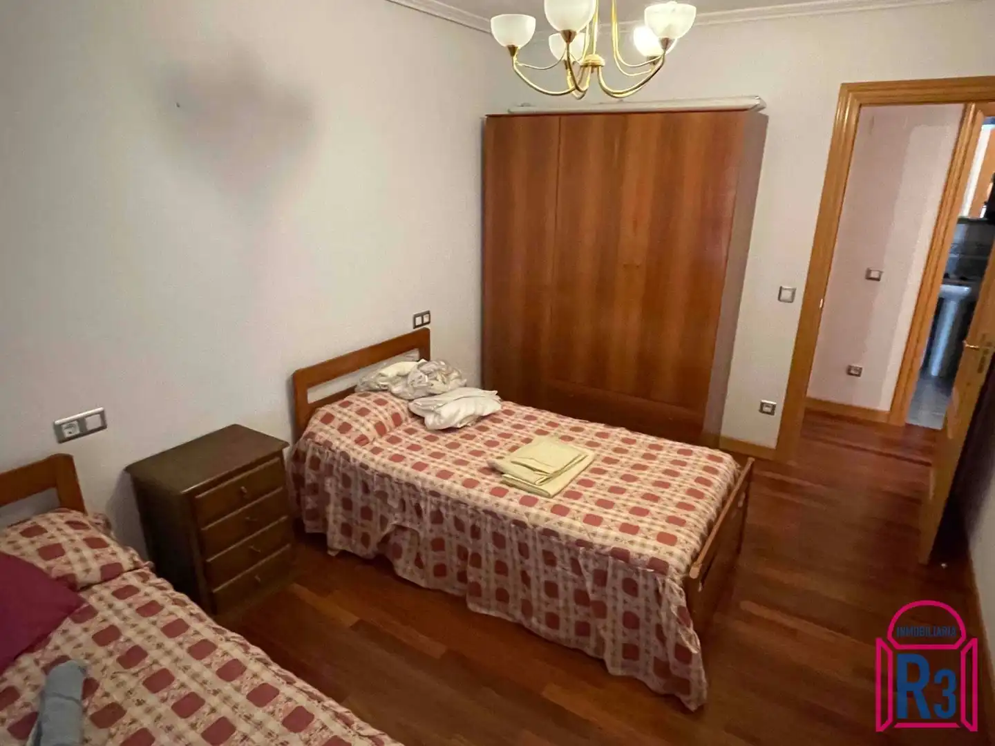 Bedroom of Flat for rent in Villaquilambre  with Heating, Terrace and Furnished
