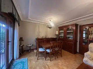 Comedor de Casa o chalet de alquiler en San Andrés del Rabanedo con Calefacción, Jardín privado y Parquet