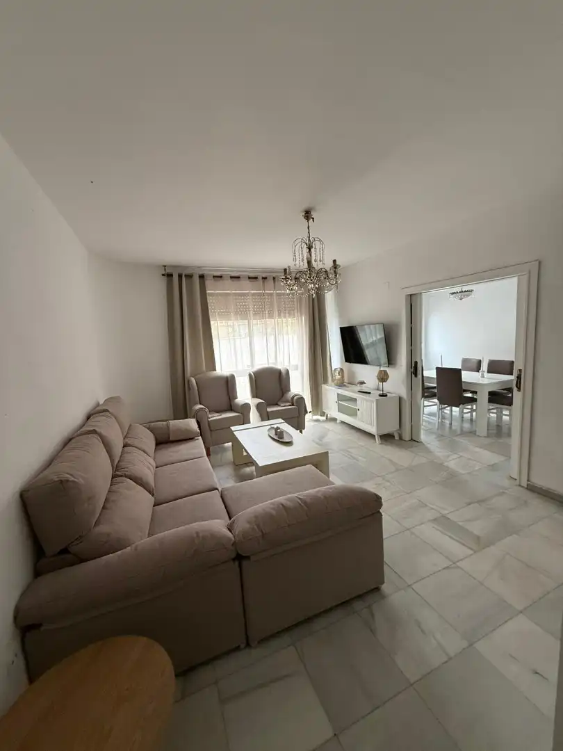 Living room of Flat for rent in Badajoz  with Air Conditioner, Heating and Terrace