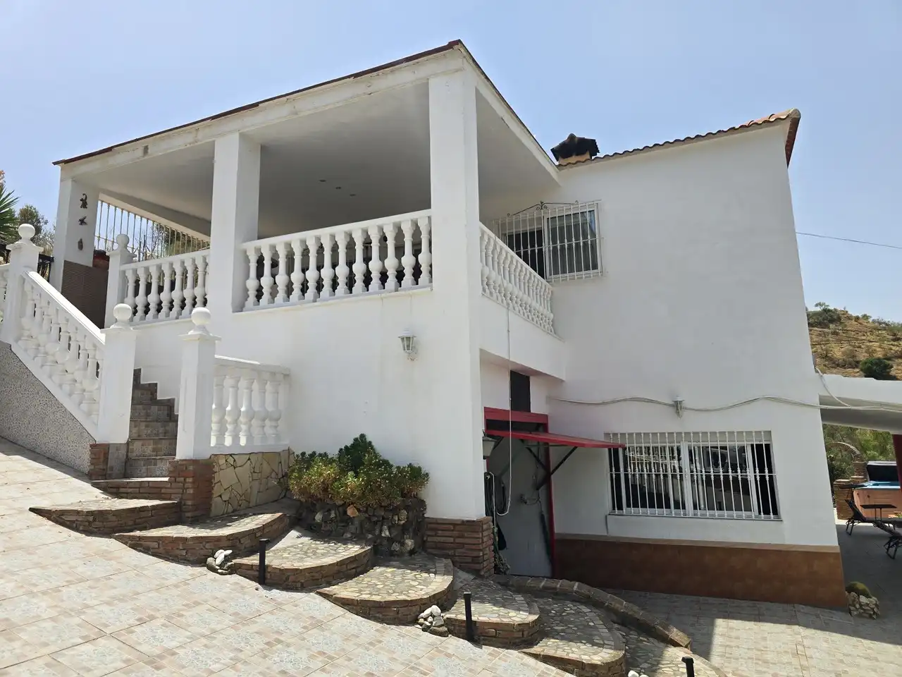 Vista exterior de Casa o chalet en venta en Canillas de Aceituno con Aire acondicionado y Terraza