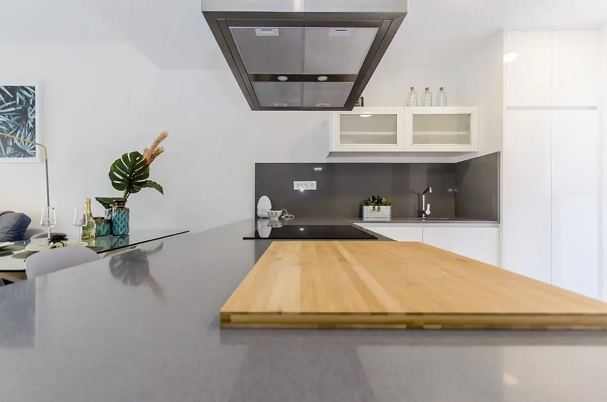 Cocina de Casa adosada de alquiler en Polop con Aire acondicionado, Calefacción y Terraza