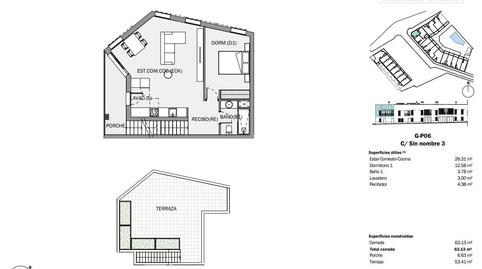 Foto 2 de Ático en venta en El Coll d'en Rabassa, Illes Balears