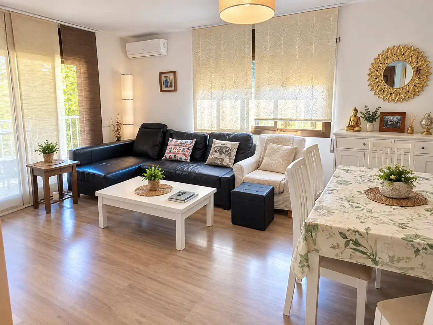 Sala de estar de Piso en venta en Rubí con Aire acondicionado, Calefacción y Terraza