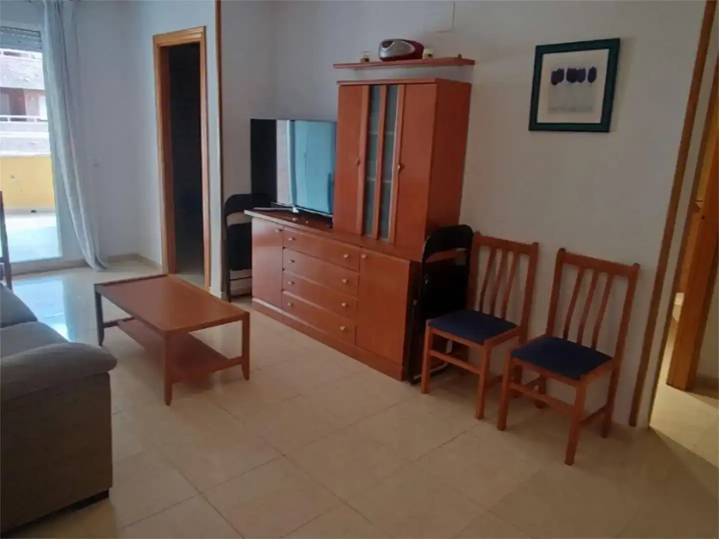 Sala de estar de Piso en venta en Oropesa del Mar / Orpesa con Aire acondicionado, Jardín privado y Piscina