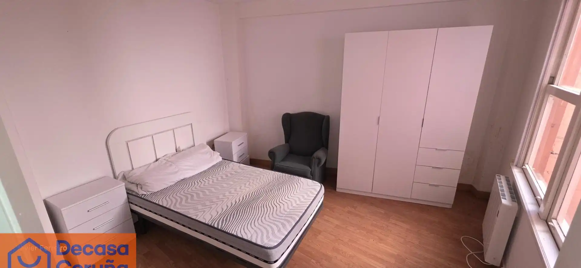 Schlafzimmer von Wohnung zur Miete in Arteixo mit Heizung, Möbliert und Alarm