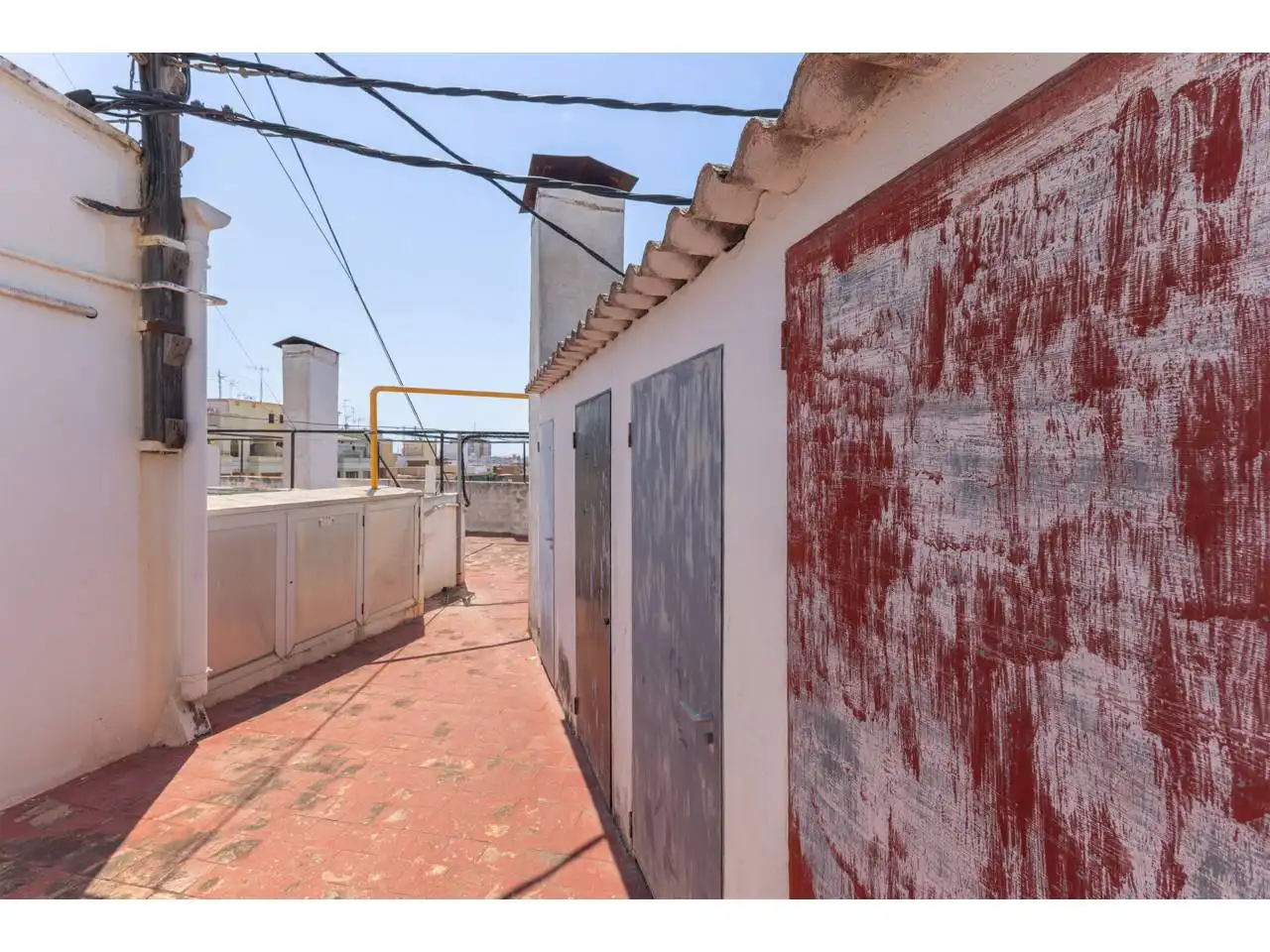 Exterior view of Attic for sale in Valencia  with Air Conditioner, Parquet flooring and Terrace