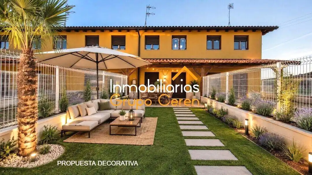 Terrassa de Casa adosada en venda en Herramélluri amb Calefacció, Jardí privat i Terrassa