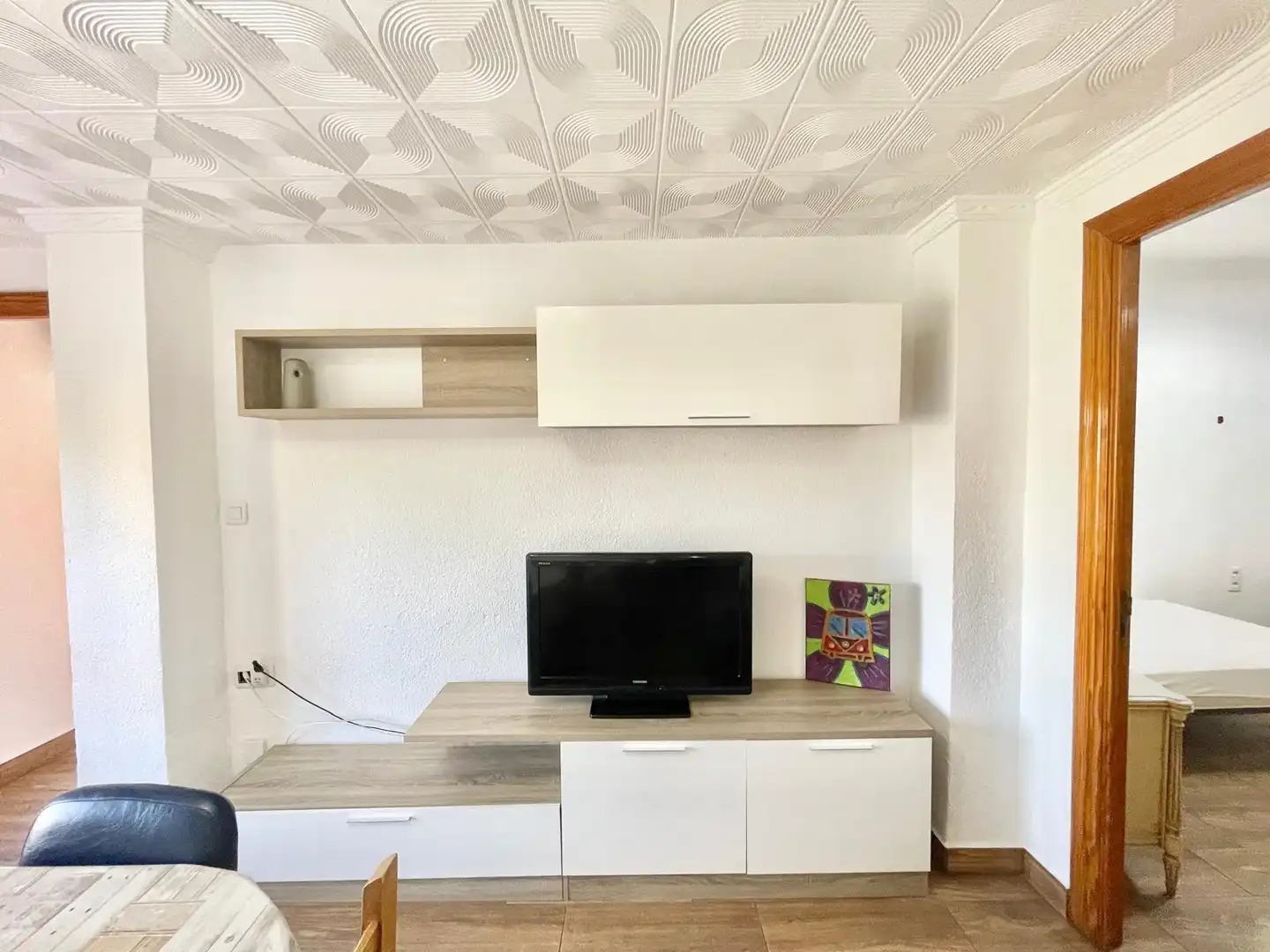 Sala d'estar de Pis de lloguer en Granada amb Terrassa, Moblat i Balcó