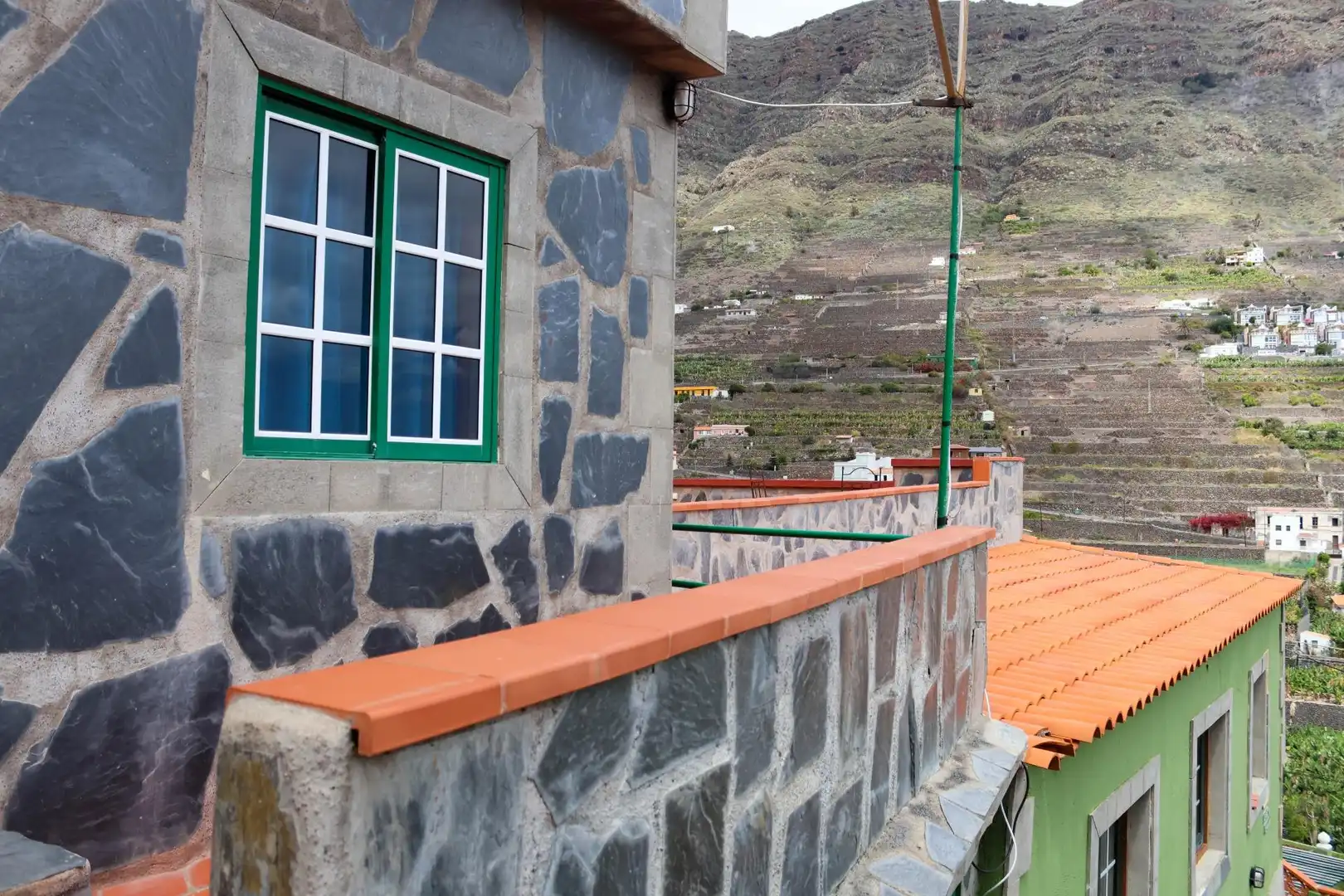Vista exterior de Finca rústica en venta en Hermigua con Jardín privado, Terraza y Amueblado
