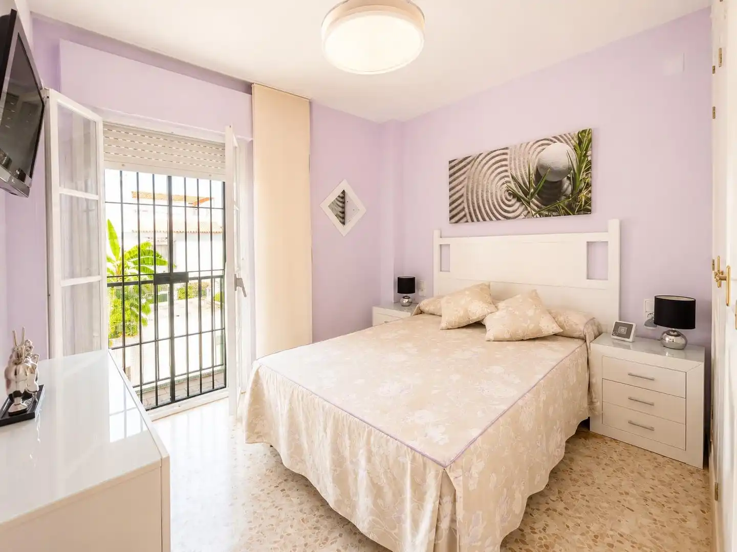 Bedroom of Detached homes for rent in Chipiona  with Air Conditioner, Furnished and Balcony