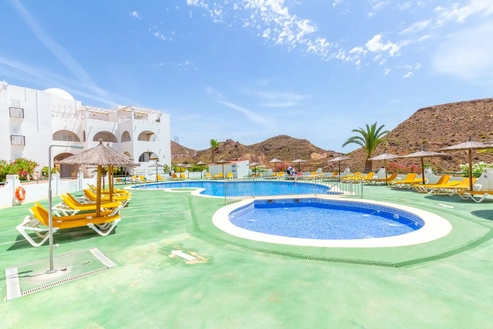 Swimming pool of Flat for sale in Pulpí  with Air Conditioner, Private garden and Terrace