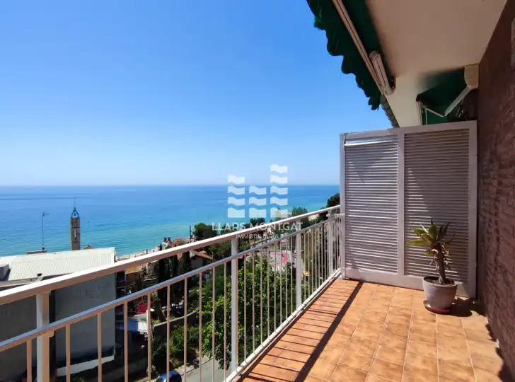 Balcony of Attic for sale in Montgat  with Heating, Parquet flooring and Terrace