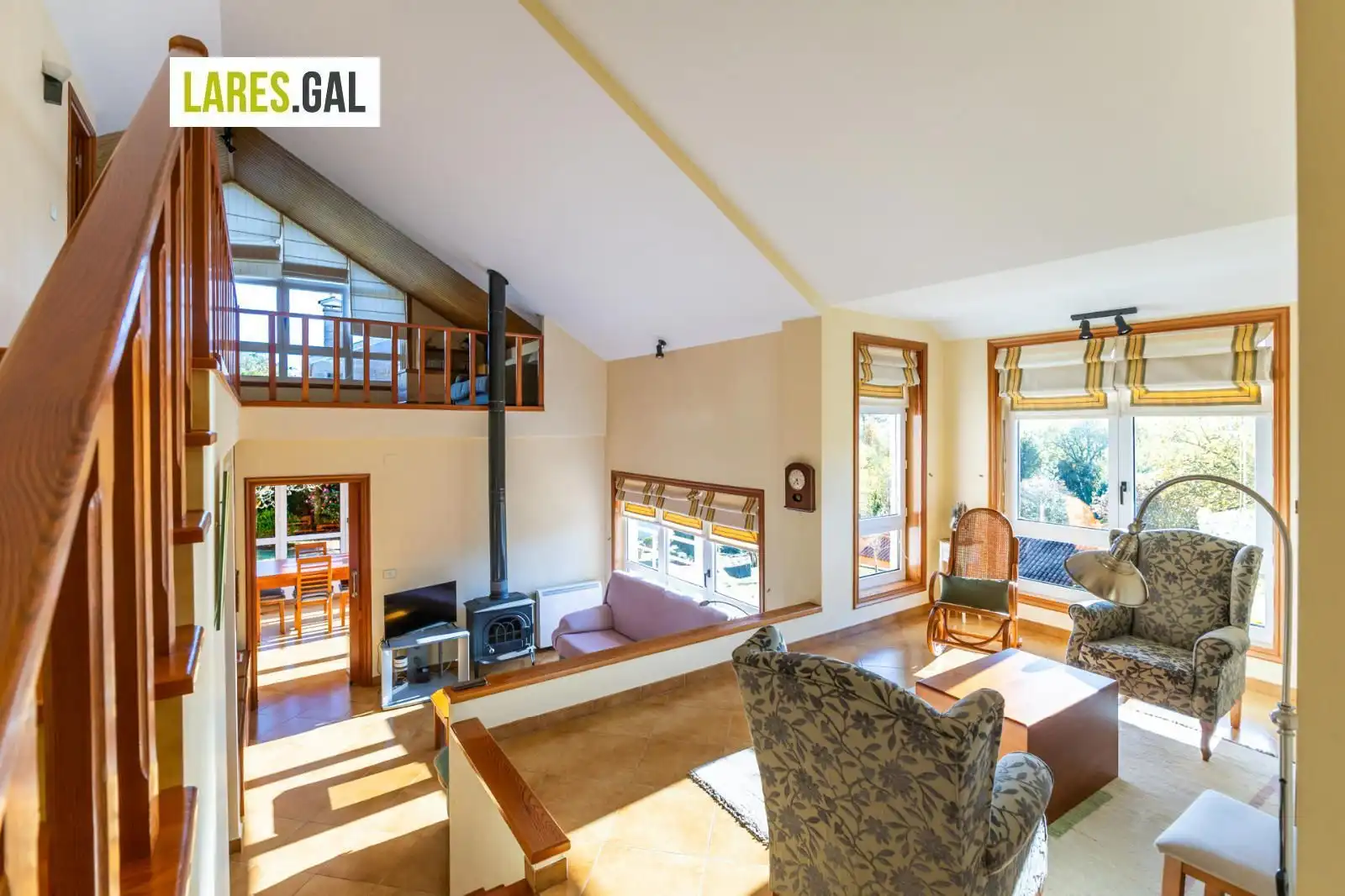 Sala de estar de Casa o chalet en venta en Cangas  con Calefacción y Trastero