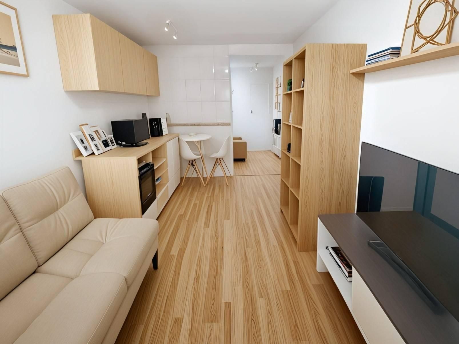 Sala d'estar de Estudi en venda en Roquetas de Mar