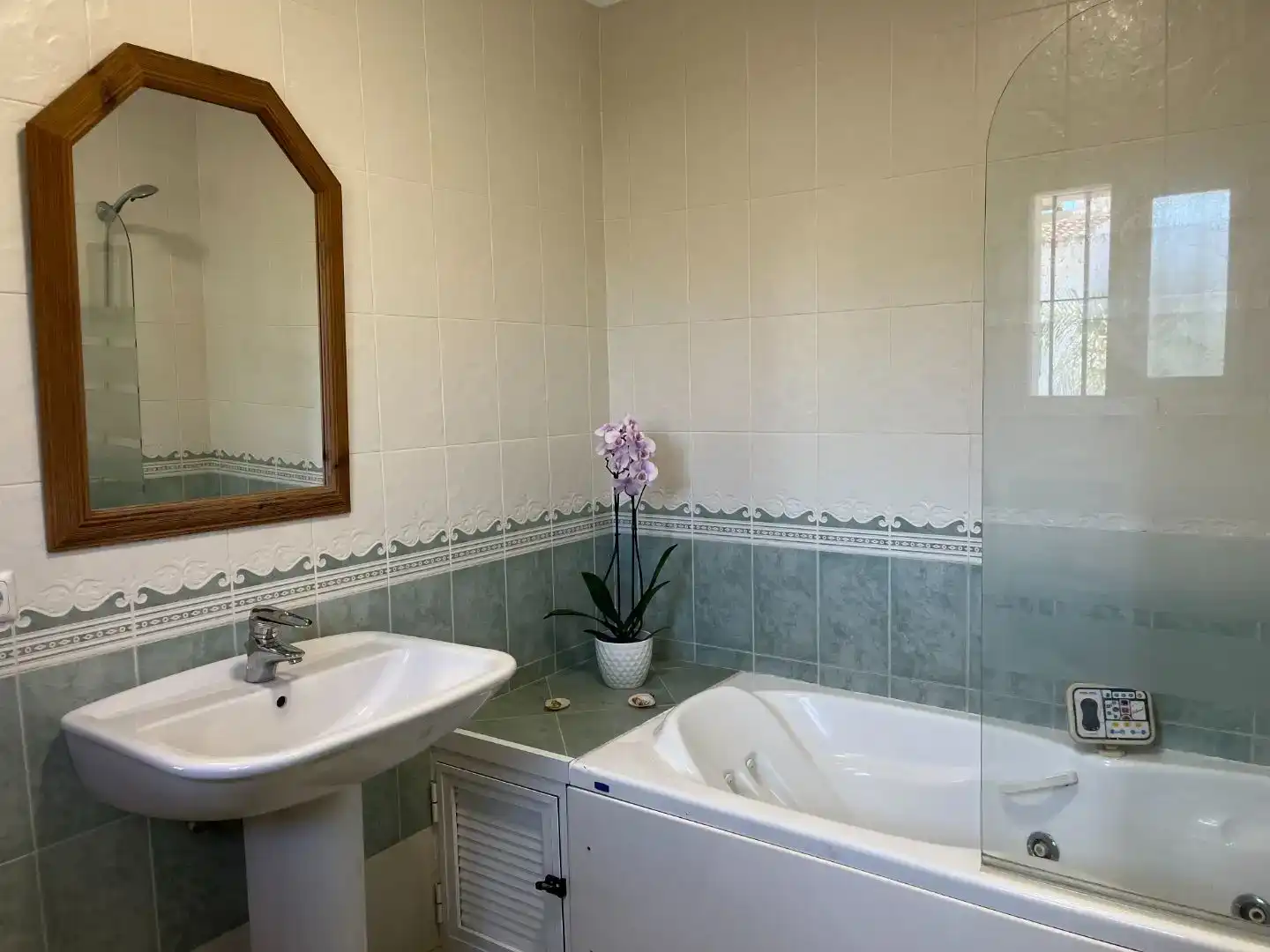Bany de Casa o xalet en venda en Marbella amb Aire condicionat i Piscina