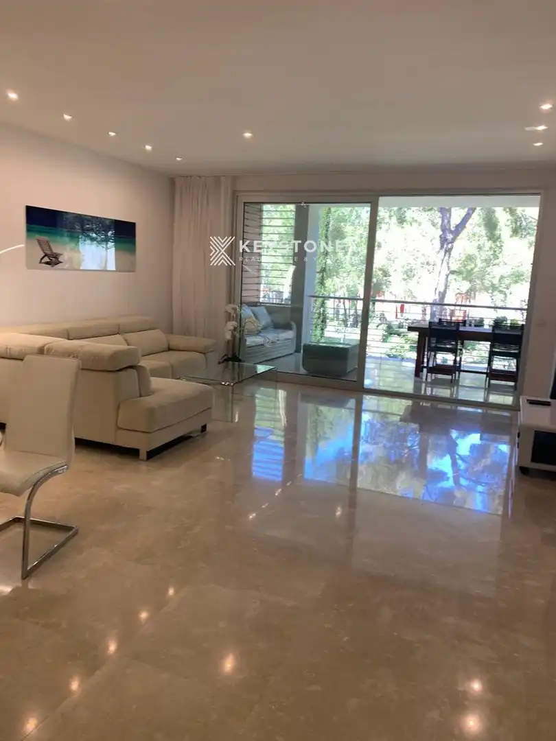 Wohnzimmer von Wohnung zur Miete in Calvià mit Klimaanlage, Heizung und Terrasse