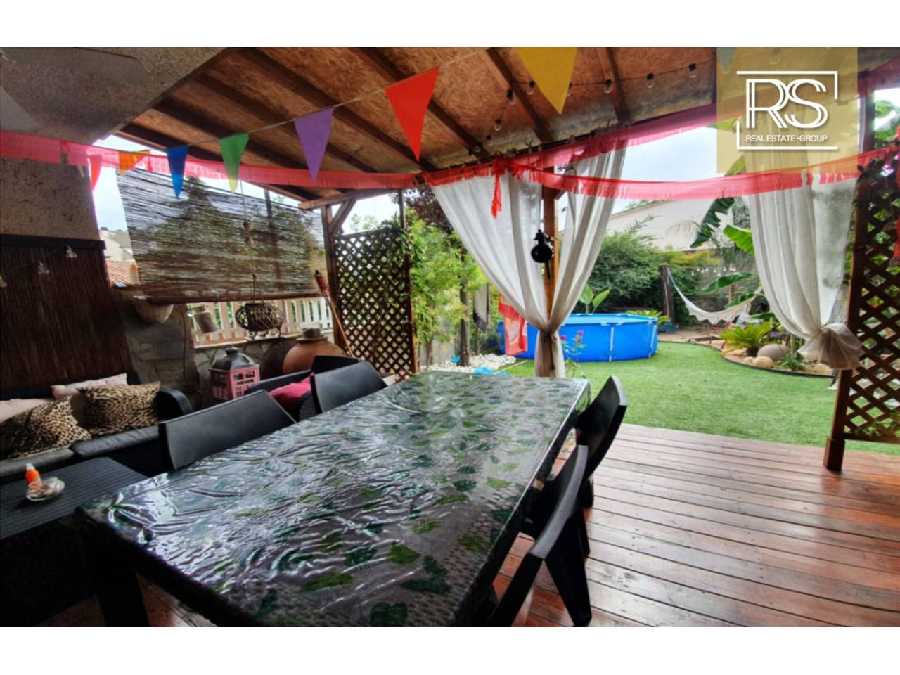 Terrassa de Casa o xalet en venda en  Barcelona Capital amb Aire condicionat, Calefacció i Jardí privat