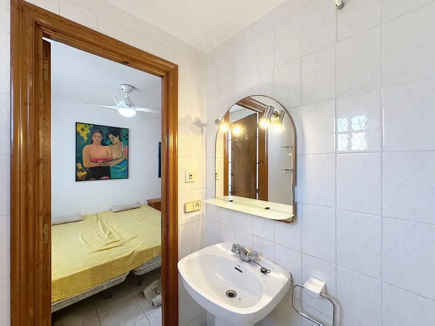 Baño de Apartamento en venta en Es Castell con Aire acondicionado y Balcón