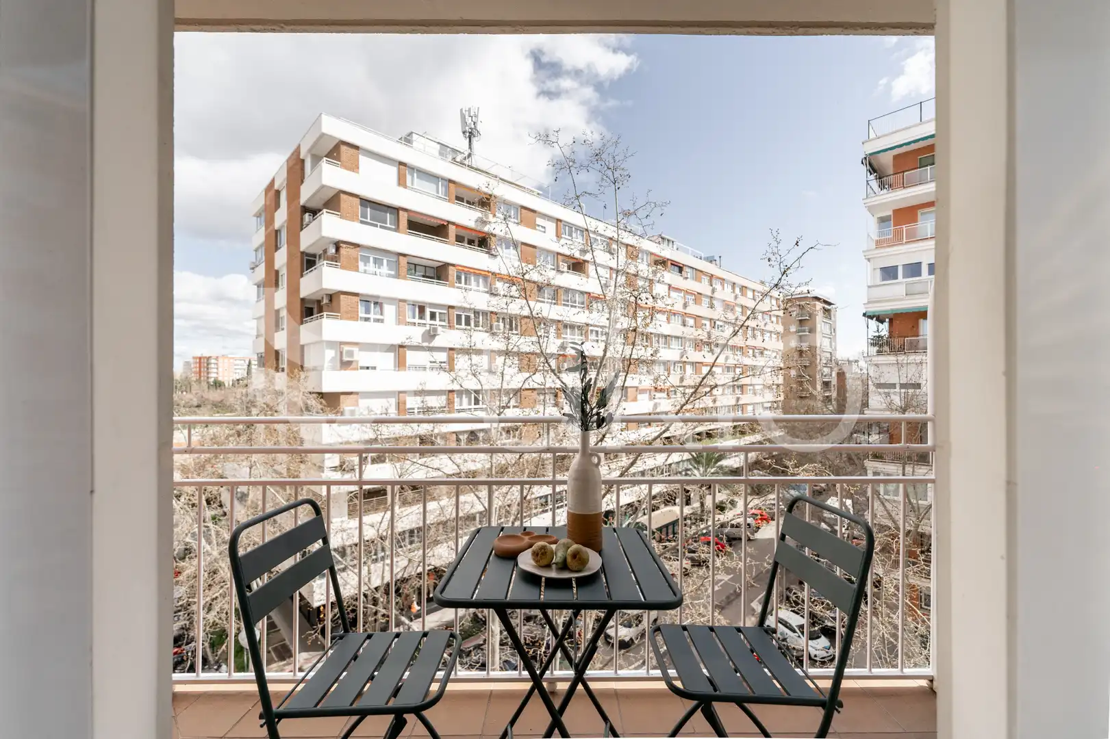Terrace of Apartments for rent in Madrid  with Air Conditioner, Heating and Furnished