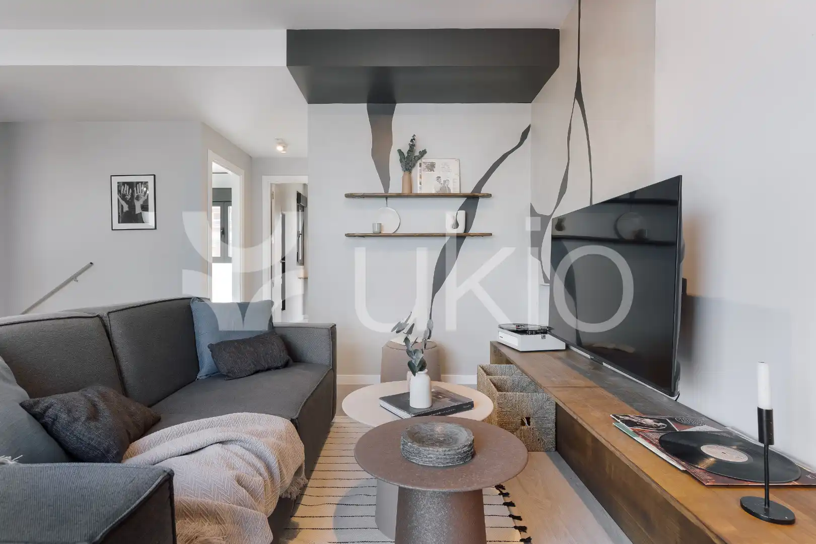 Wohnzimmer von Wohnungen zur Miete in Madrid mit Klimaanlage, Heizung und Terrasse