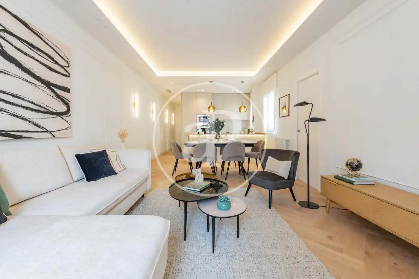 Living room of Attic for sale in Madrid  with Air Conditioner, Heating and Terrace