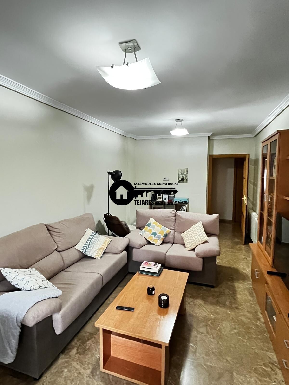 Living room of Flat for sale in  Albacete Capital  with Heating, Storage room and Furnished