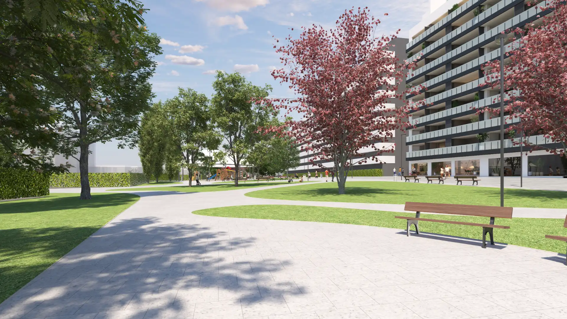 Exterior view of Commercial properties for sale in Burlada / Burlata