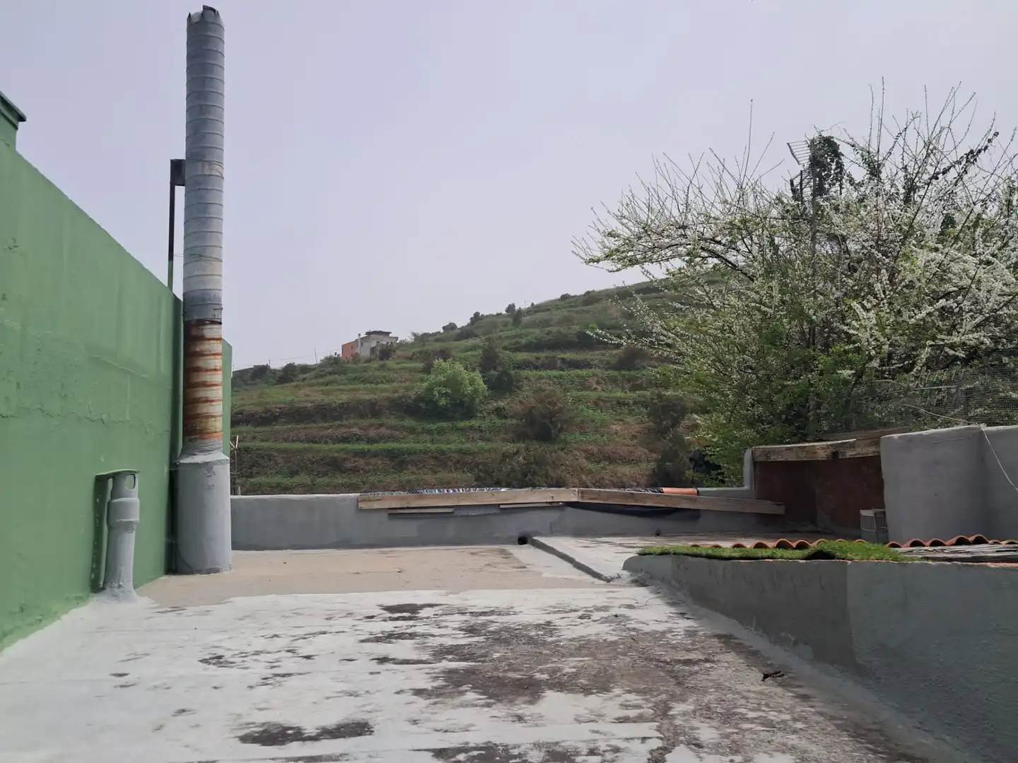 Vista exterior de Casa adosada en venta en Los Realejos con Terraza