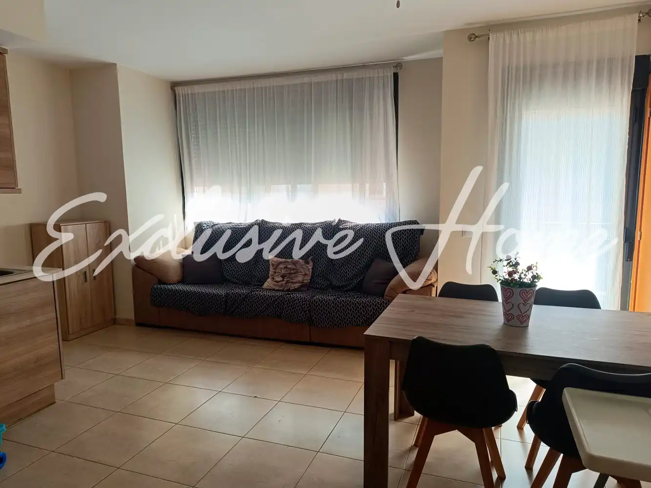 Living room of Attic for rent in Benicarló  with Air Conditioner, Terrace and Furnished