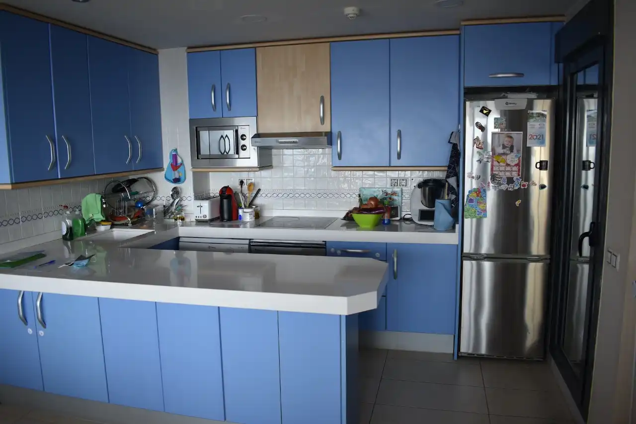 Cocina de Apartamento en venta en Benidorm con Terraza