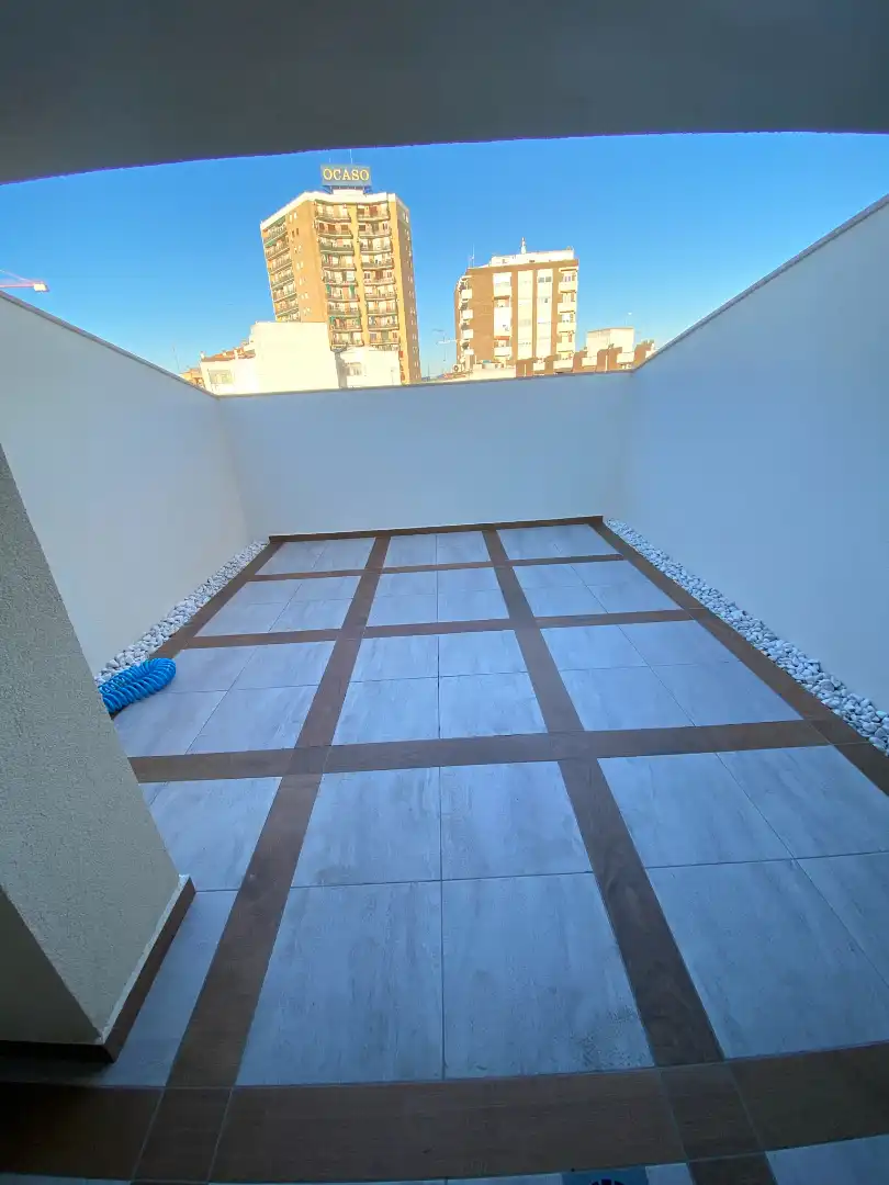 Terraza de Ático de alquiler en Mérida con Aire acondicionado, Calefacción y Terraza