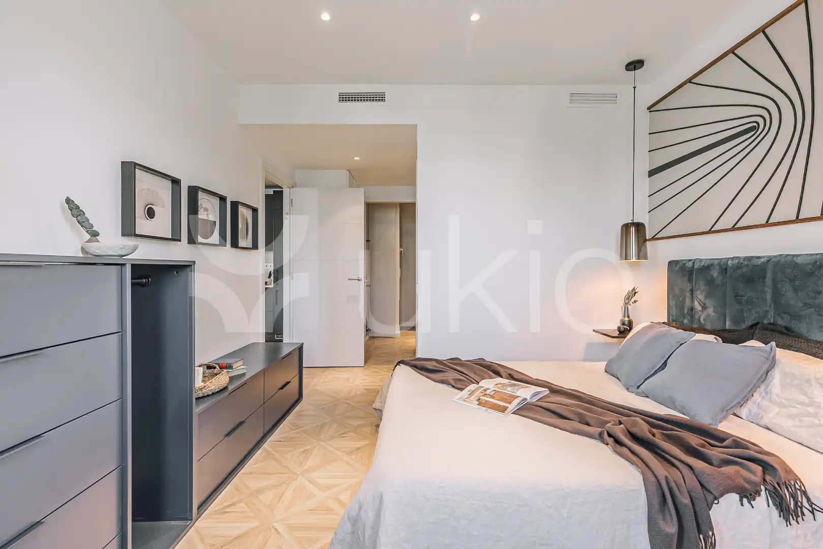 Habitación de Apartamento de alquiler en Barcelona con Aire acondicionado, Calefacción y Amueblado