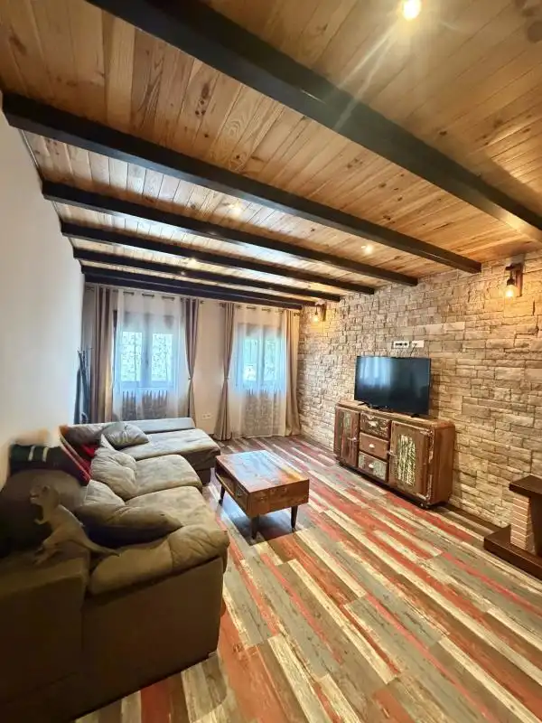 Sala de estar de Casa o chalet en venta en Trijueque con Aire acondicionado, Calefacción y Jardín privado