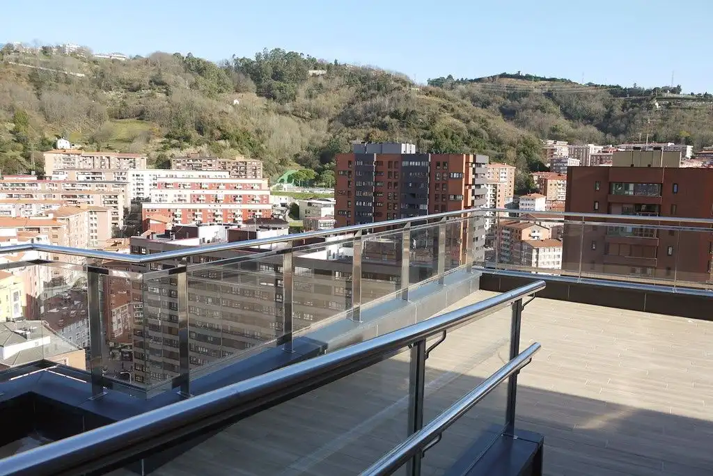Terrace of Flat for rent in Bilbao   with Heating, Terrace and Swimming Pool