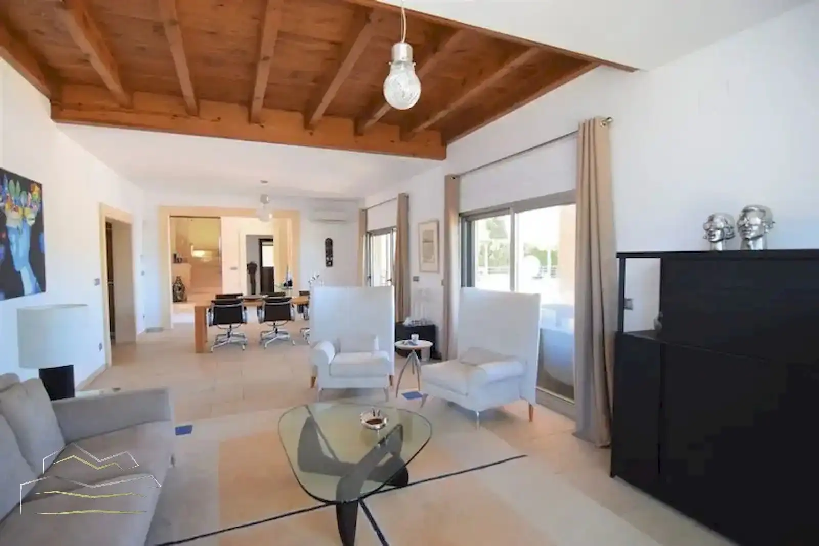 Sala d'estar de Casa o xalet en venda en Jávea / Xàbia amb Aire condicionat, Calefacció i Jardí privat