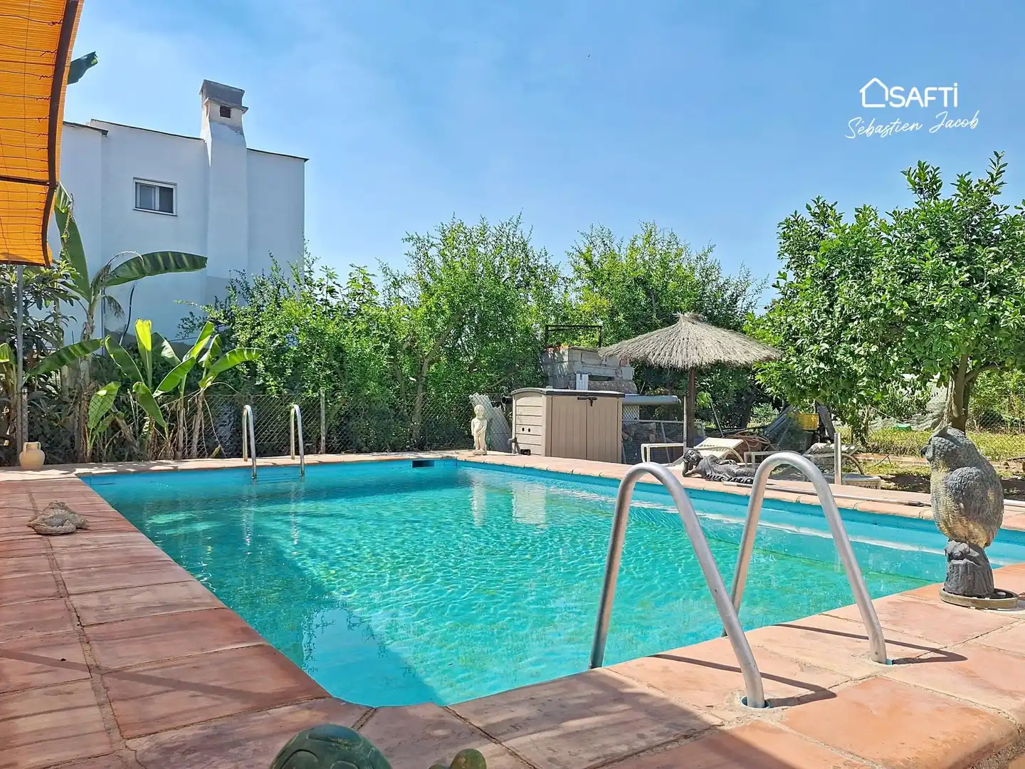 Piscina de Finca rústica en venta en Oliva con Calefacción, Terraza y Piscina