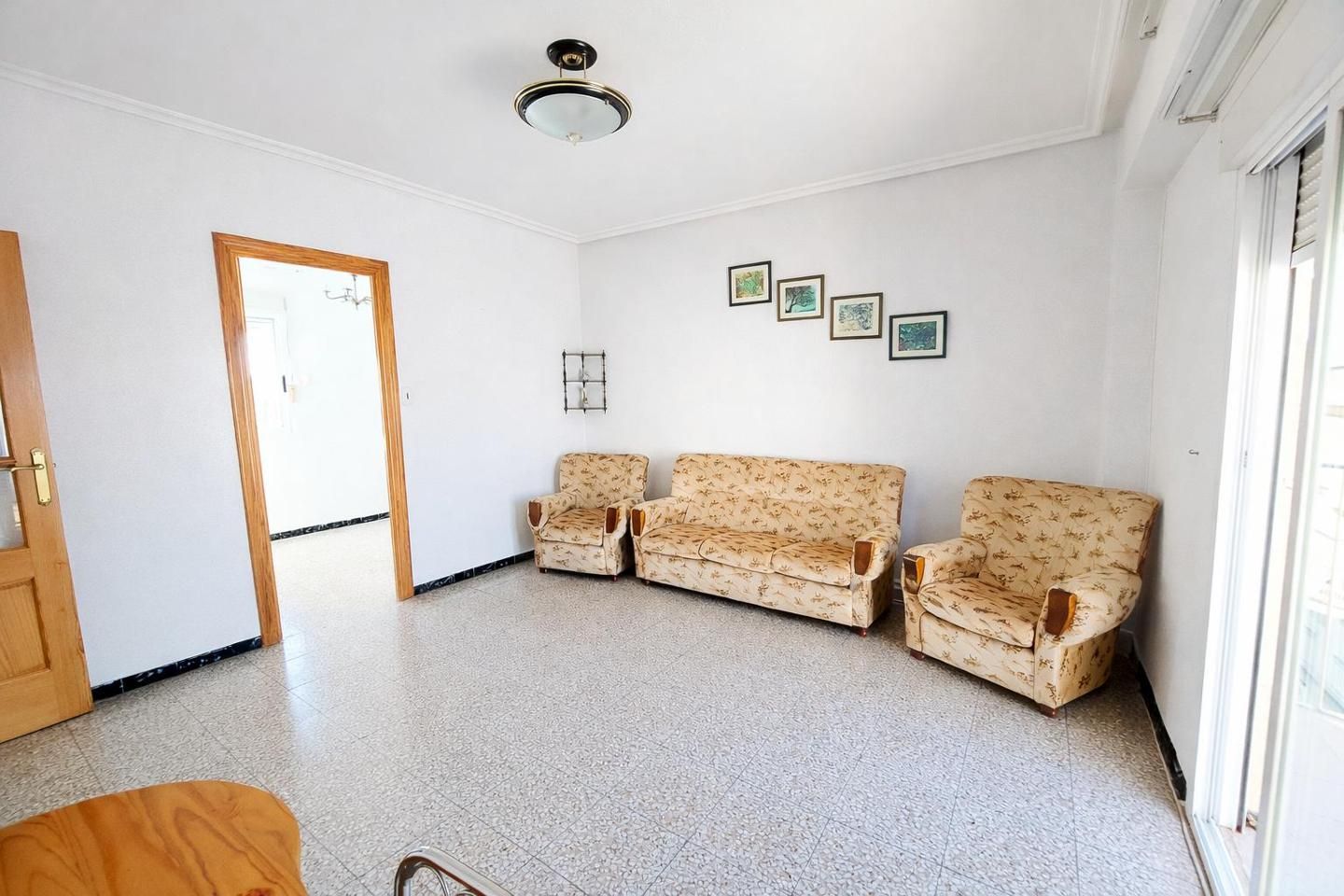 Sala de estar de Piso en venta en Elche / Elx con Balcón