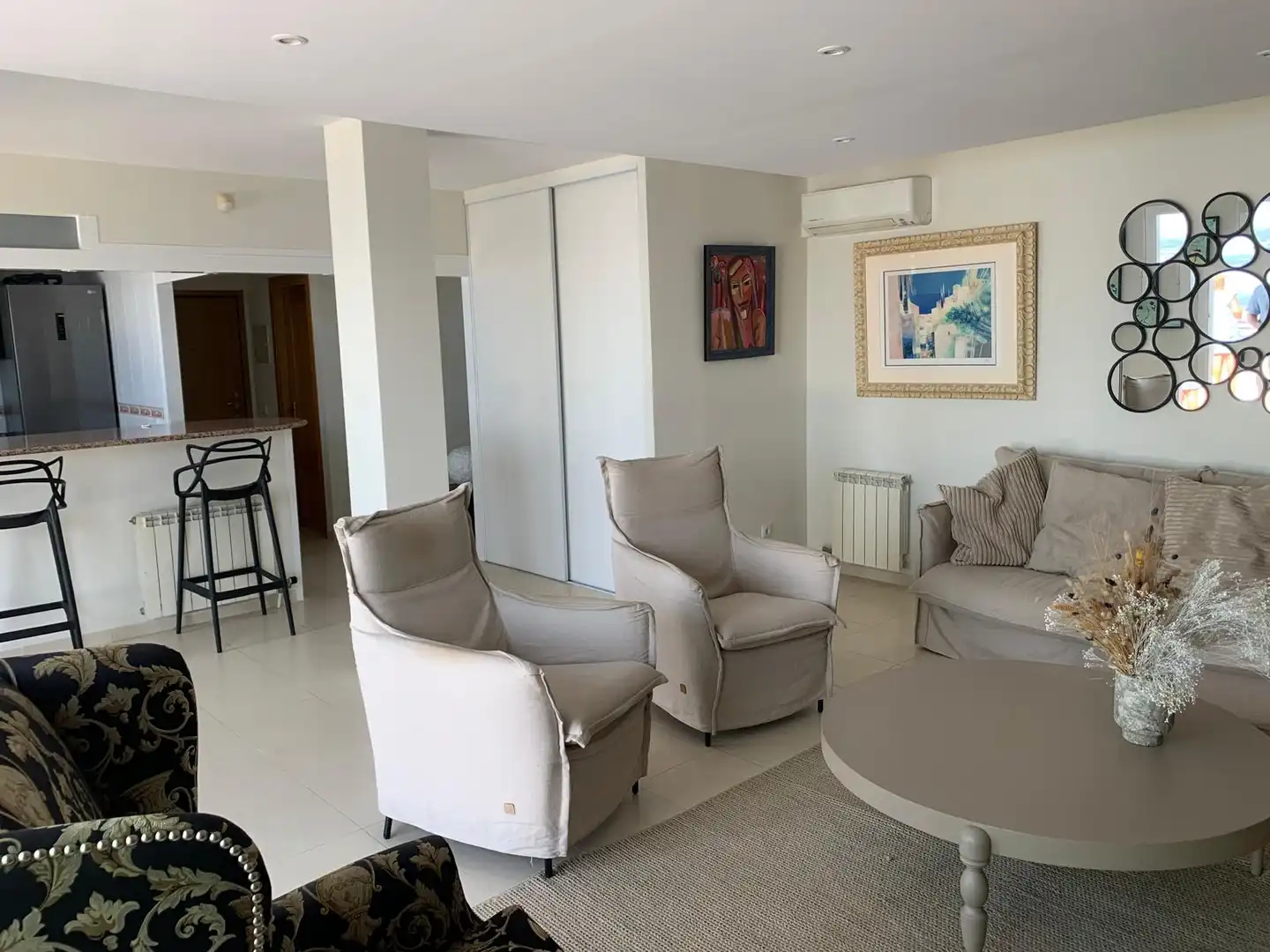Sala de estar de Dúplex en venta en Roses con Terraza, Piscina y Horno